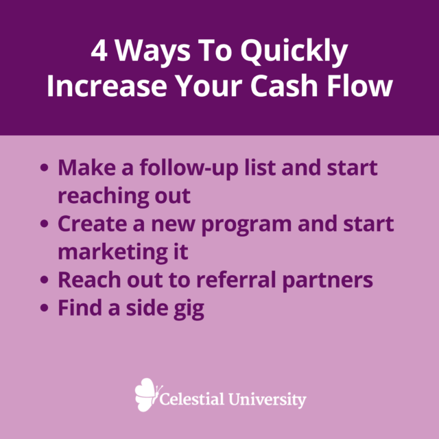 4 Ways To Quickly Increase Your Cash Flow by Jill Celeste