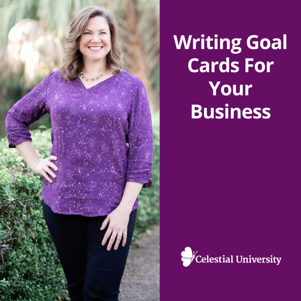 Writing Goals Cards For Your Business